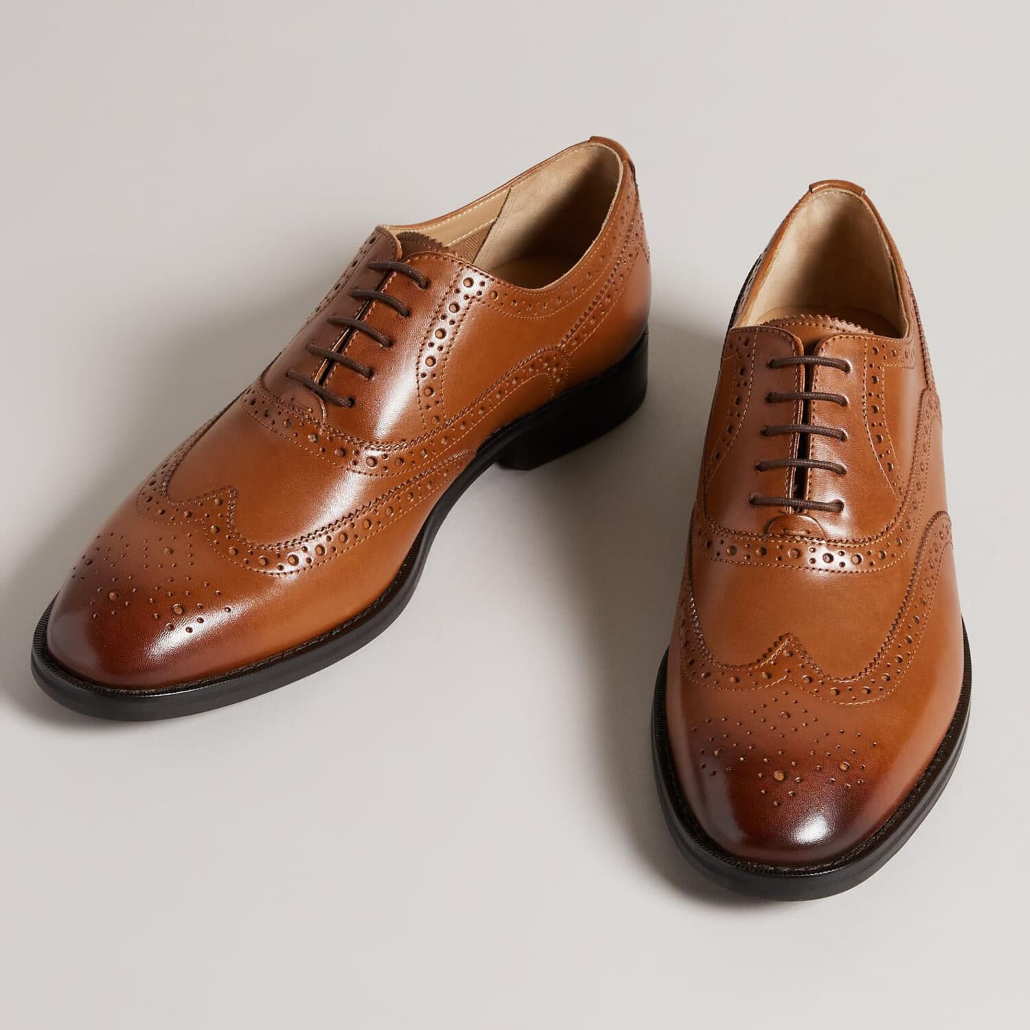 Ted Baker Amaiss Formal Leather Brogue Shoe Ballantynes Department Store
